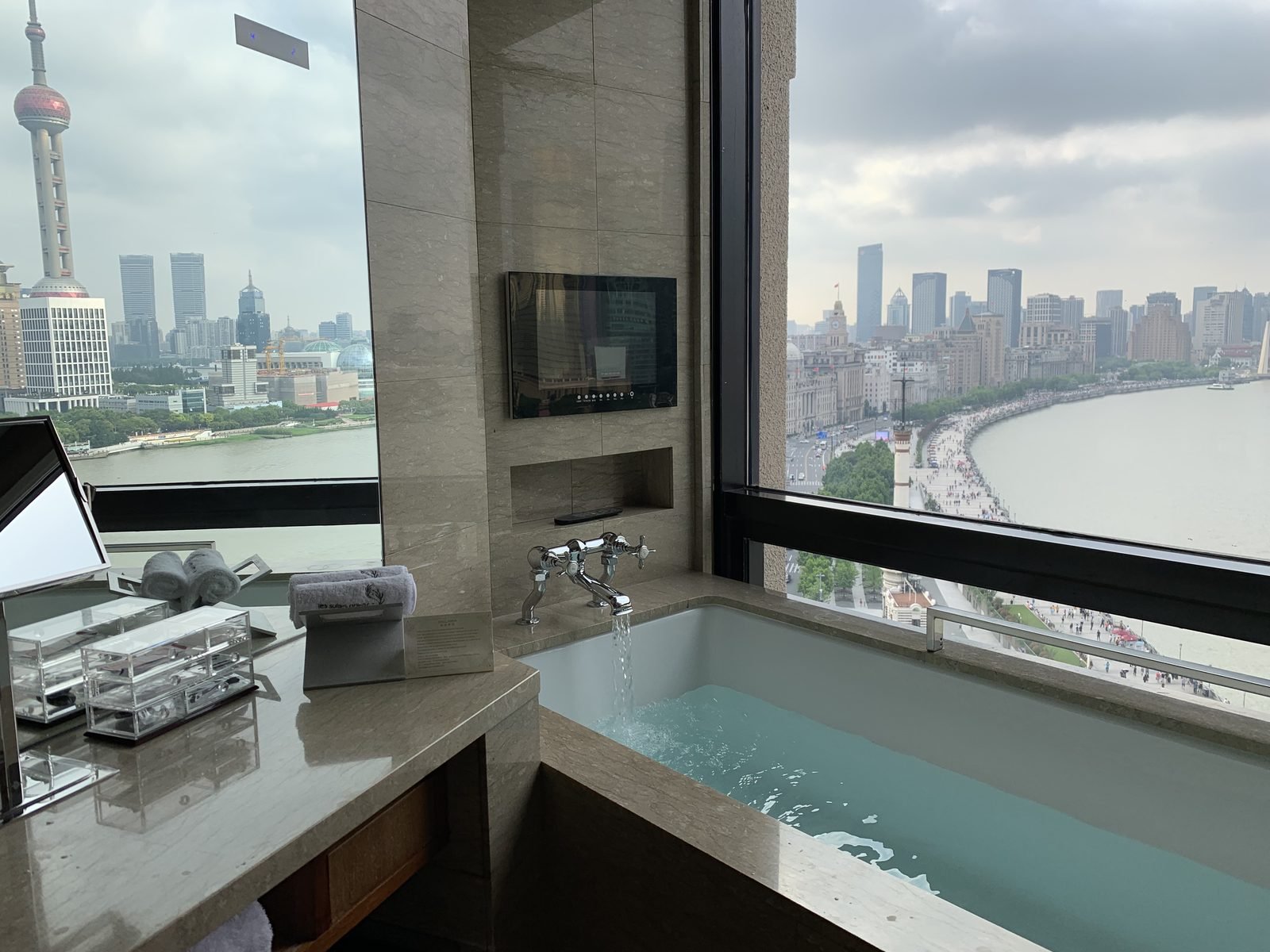 Suite with skyline views